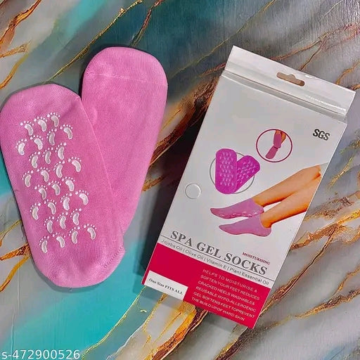 Crack Heal Repair Socks for Women and Mens Silicon Gel Socks Natural